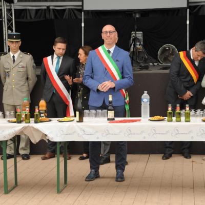 14 juillet Au chapiteau - Allocution du Sindaco de Gualdo Tadino