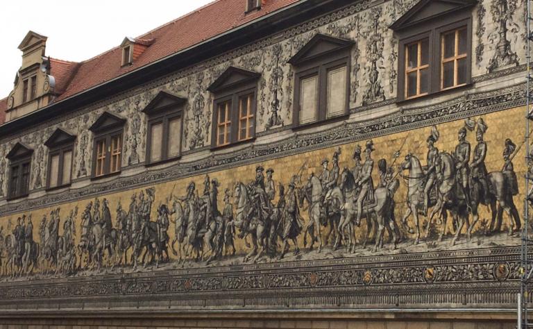 2017 -  Dresde  Schloss - La Procession des Ducs