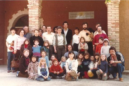 1981-04- Classe du Rancy à Gualdo