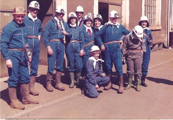 1983 - Les Gualdais visitent de la Mine