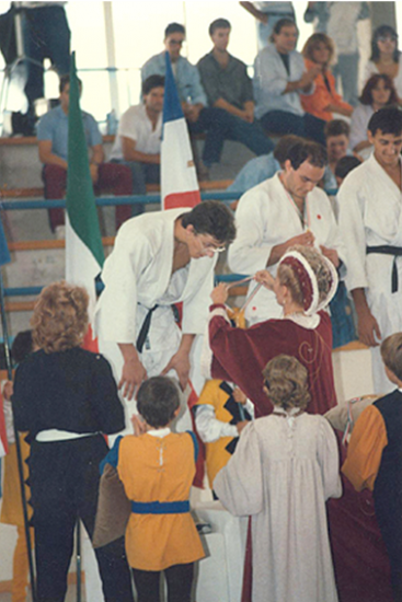 1985 - Le club de Judo à Gualdo Tadino