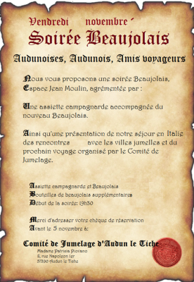 2009 affiche beaujolais