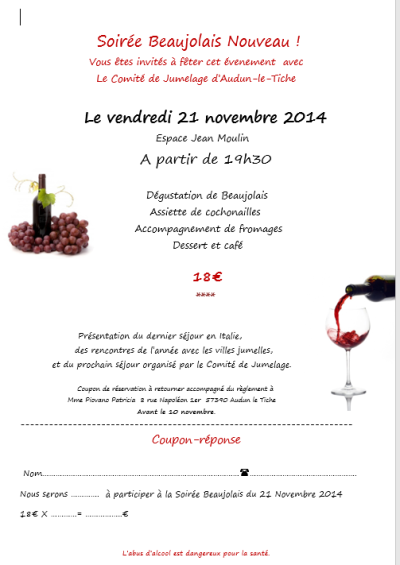 2014 soiree beaujolais