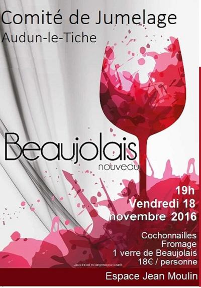 2016 affiche beaujolais