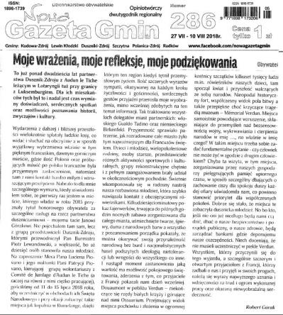 2018 Dusniki Presse Robert Gorak